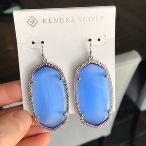Kendra Scott Danielle Earrings periwinkle cats eye